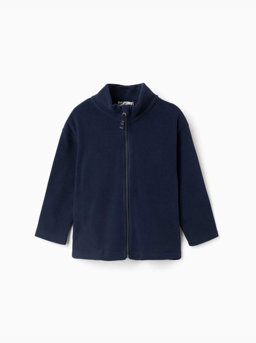 Chaqueta de felpa polar con cuello alto - Kiabi