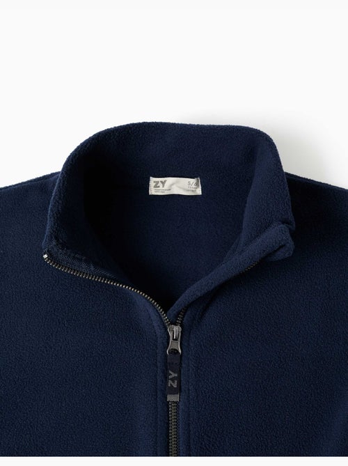 Chaqueta de felpa polar con cuello alto - Kiabi