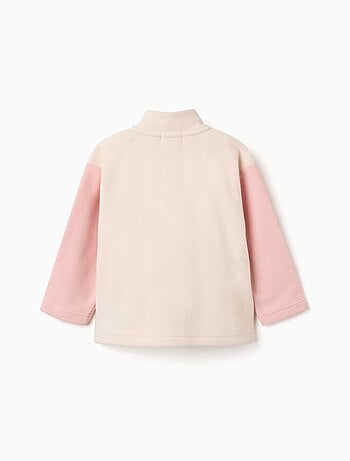 Chaqueta de felpa polar con cuello alto