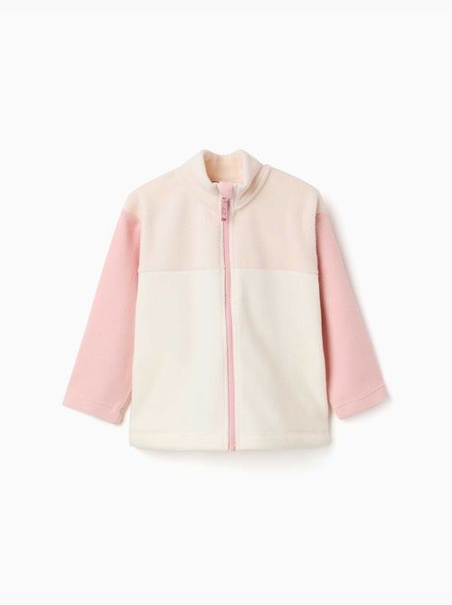 Chaqueta de felpa polar con cuello alto - Kiabi