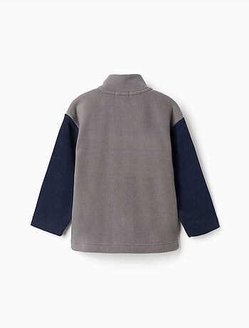 Chaqueta de felpa polar con cuello alto