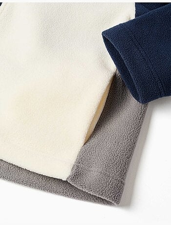 Chaqueta de felpa polar con cuello alto
