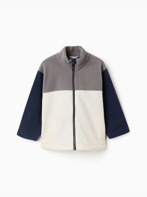 Chaqueta de felpa polar con cuello alto - Kiabi Chaqueta de felpa polar con cuello alto - Kiabi