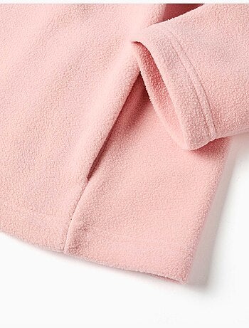 Chaqueta de felpa polar con cuello alto