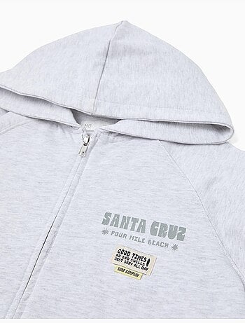 Chaqueta de felpuña con capucha, MO Fashion