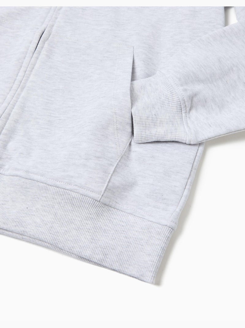 Chaqueta de felpuña con capucha, MO Fashion Gris - Kiabi