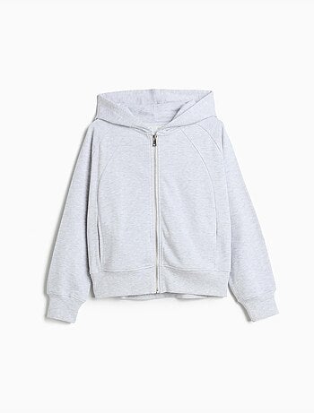 Chaqueta de felpuña con capucha, MO Fashion