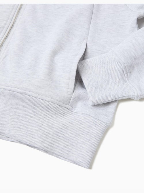 Chaqueta de felpuña con capucha, MO Fashion - Kiabi Chaqueta de felpuña con capucha, MO Fashion - Kiabi