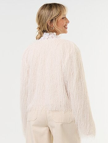Chaqueta de flecos