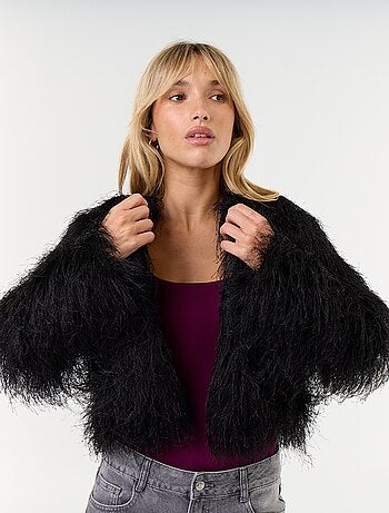 Chaqueta de flecos