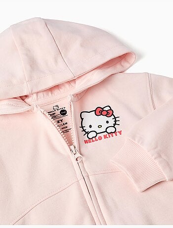 Chaqueta de Fleece Cardado para Bebé, Rosa Claro