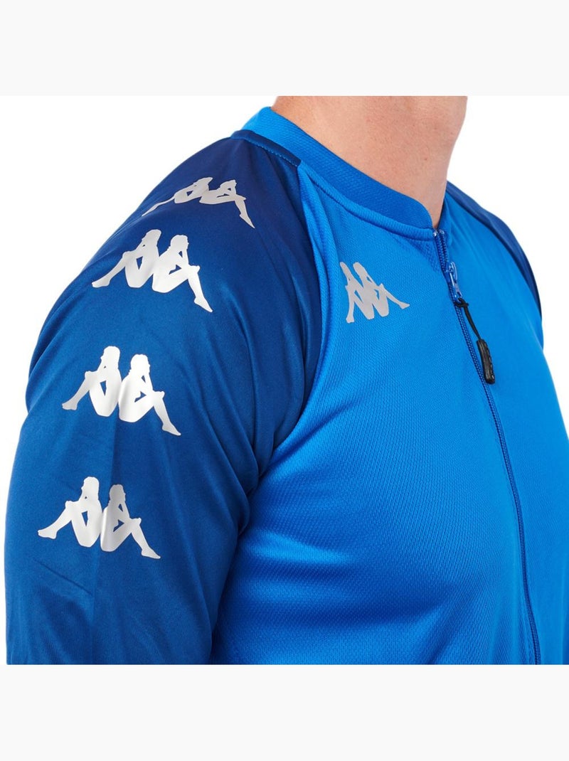 Chaqueta de Fútbol Kappa para Hombre Azul Azul marino Blanco - Kiabi