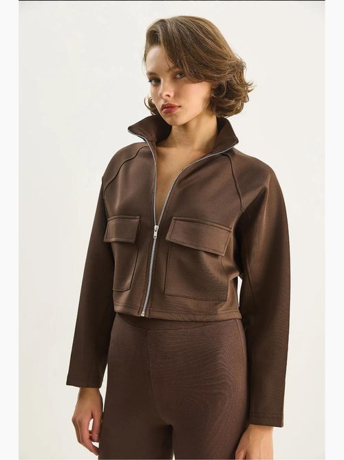 Chaqueta de gabardina con cuello de camisa y bolsillos lucci - Kiabi Chaqueta de gabardina con cuello de camisa y bolsillos lucci - Kiabi