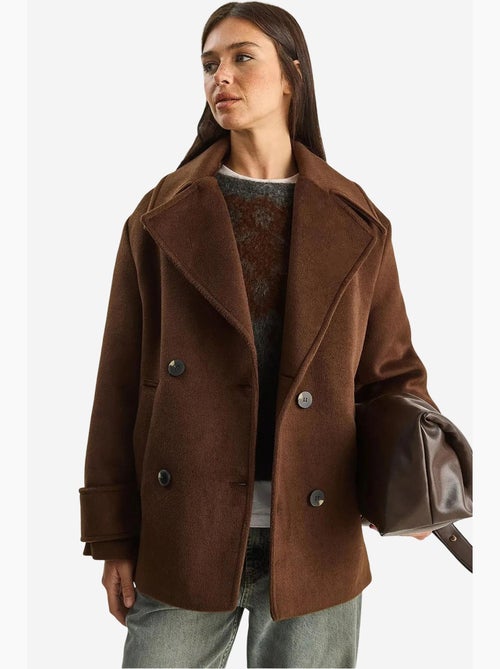 Chaqueta de gabardina extragrande con botones y bolsillos lucci - Kiabi Chaqueta de gabardina extragrande con botones y bolsillos lucci - Kiabi