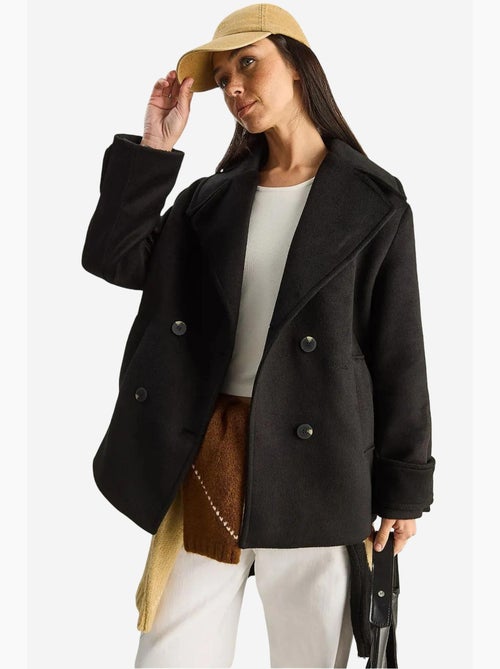 Chaqueta de gabardina extragrande con botones y bolsillos lucci - Kiabi