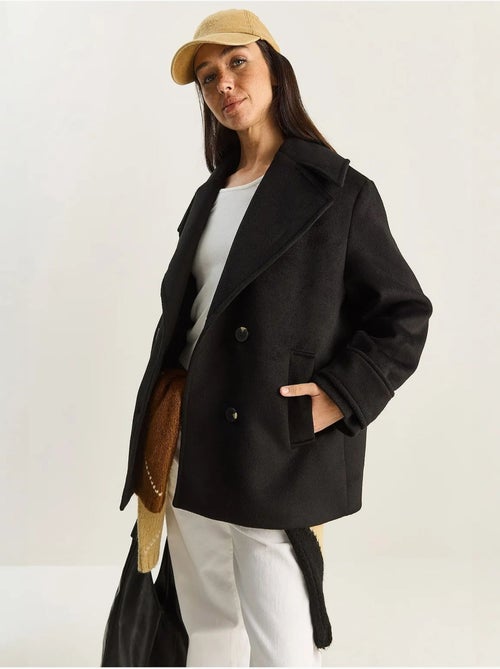 Chaqueta de gabardina extragrande con botones y bolsillos lucci - Kiabi