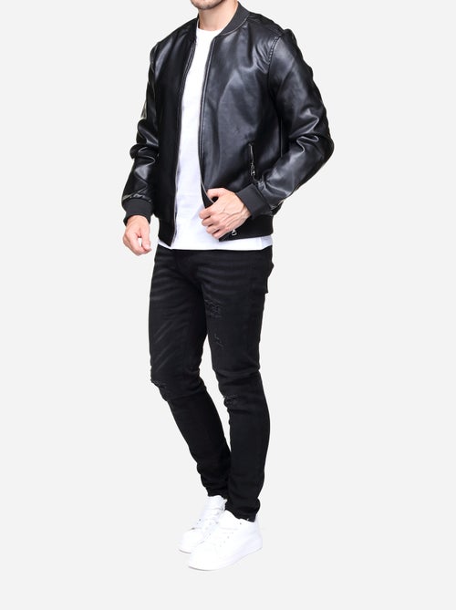 Chaqueta de hombre de imitación de piel - Frilivin - Kiabi Chaqueta de hombre de imitación de piel - Frilivin - Kiabi
