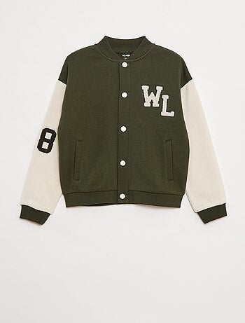 Chaqueta de inspiración universidad americana