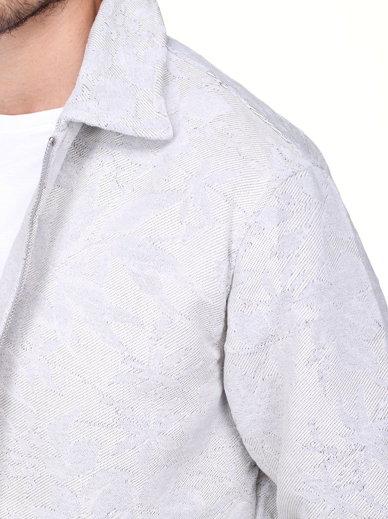 Chaqueta de jacquard - Frilivin Blanco - Kiabi