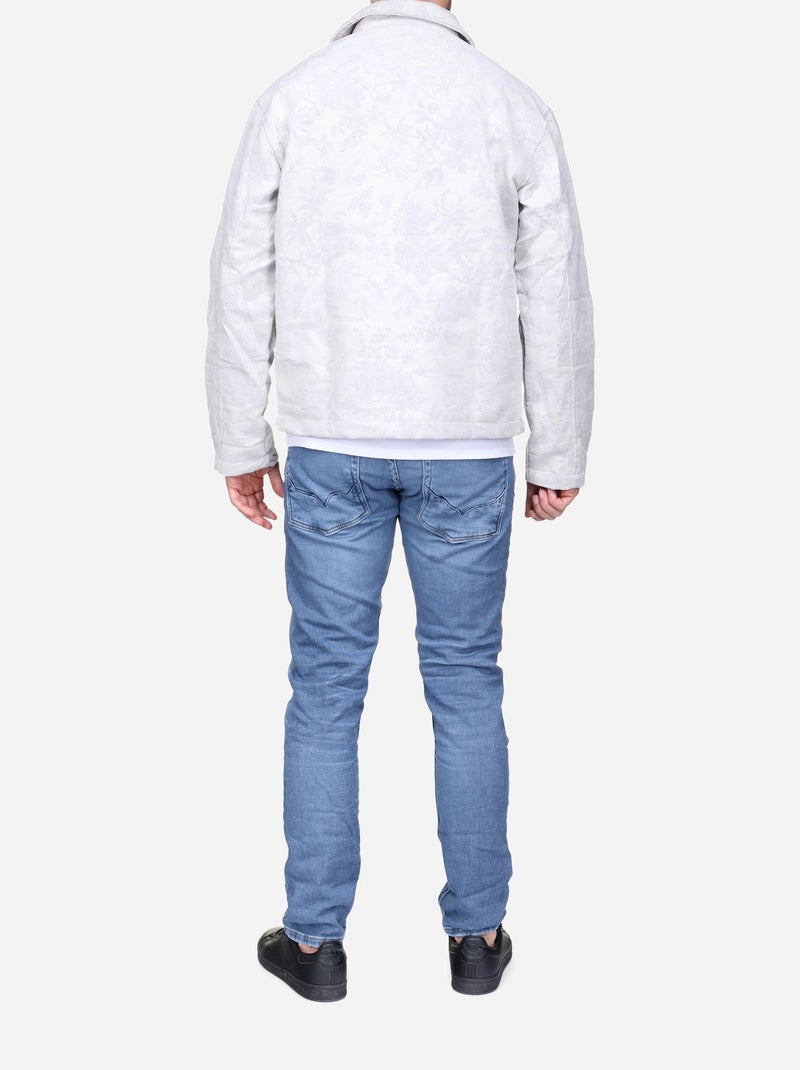 Chaqueta de jacquard - Frilivin Blanco - Kiabi