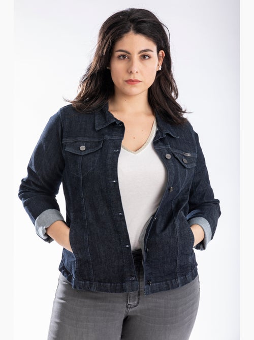 Chaqueta de jeans stretch OBV1 'OBER' - Kiabi