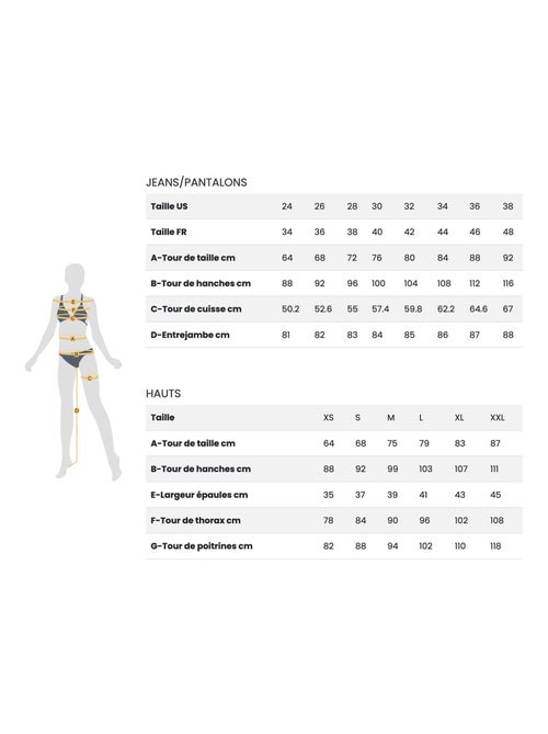 Chaqueta de jeans stretch OBV1 'OBER' - Kiabi