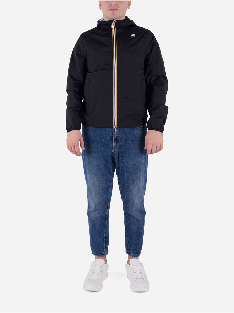 Chaqueta de jersey de nailon elástico - K-Way Negro - Kiabi
