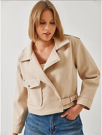 Chaqueta de lana con detalle de un solo bolsillo lucci