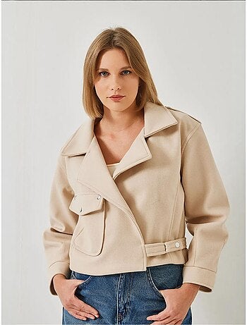 Chaqueta de lana con detalle de un solo bolsillo lucci