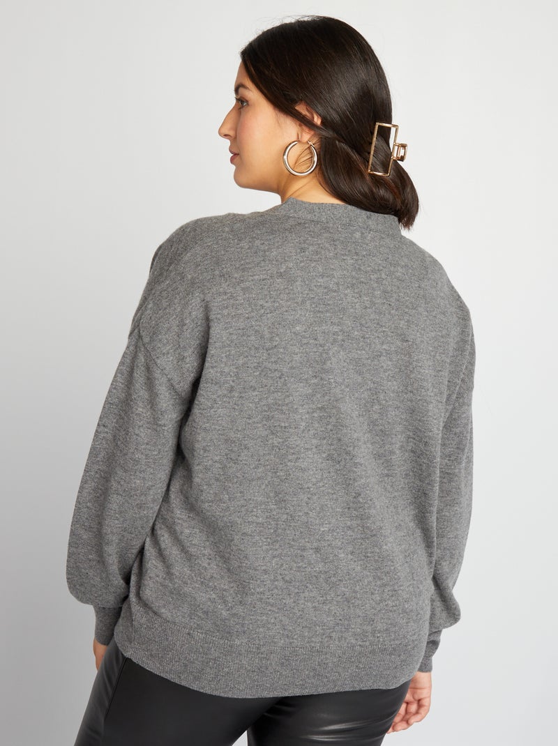 Chaqueta de Lana Isis Gris