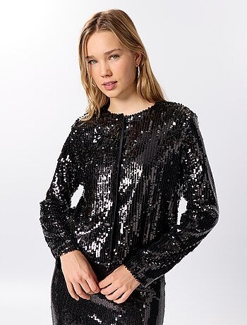 Chaqueta de lentejuelas