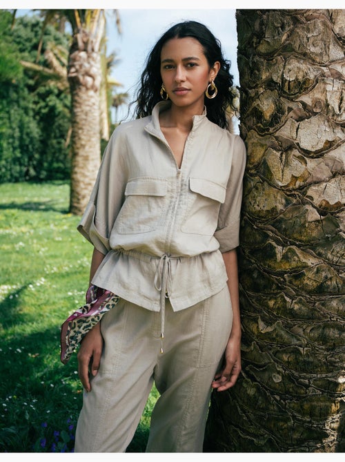 Chaqueta de lino, mo fashion - Kiabi