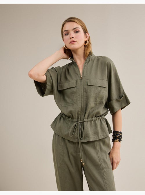 Chaqueta de lino, mo fashion - Kiabi