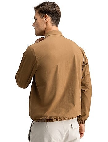 Chaqueta de lluvia golf hombre golf hombre muirfield mustard