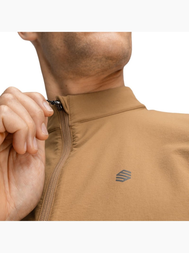Chaqueta de lluvia golf hombre golf hombre muirfield mustard Marrón - Kiabi