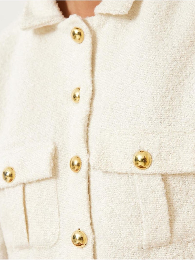 Chaqueta de manga corta mbms lucci Blanco - Kiabi