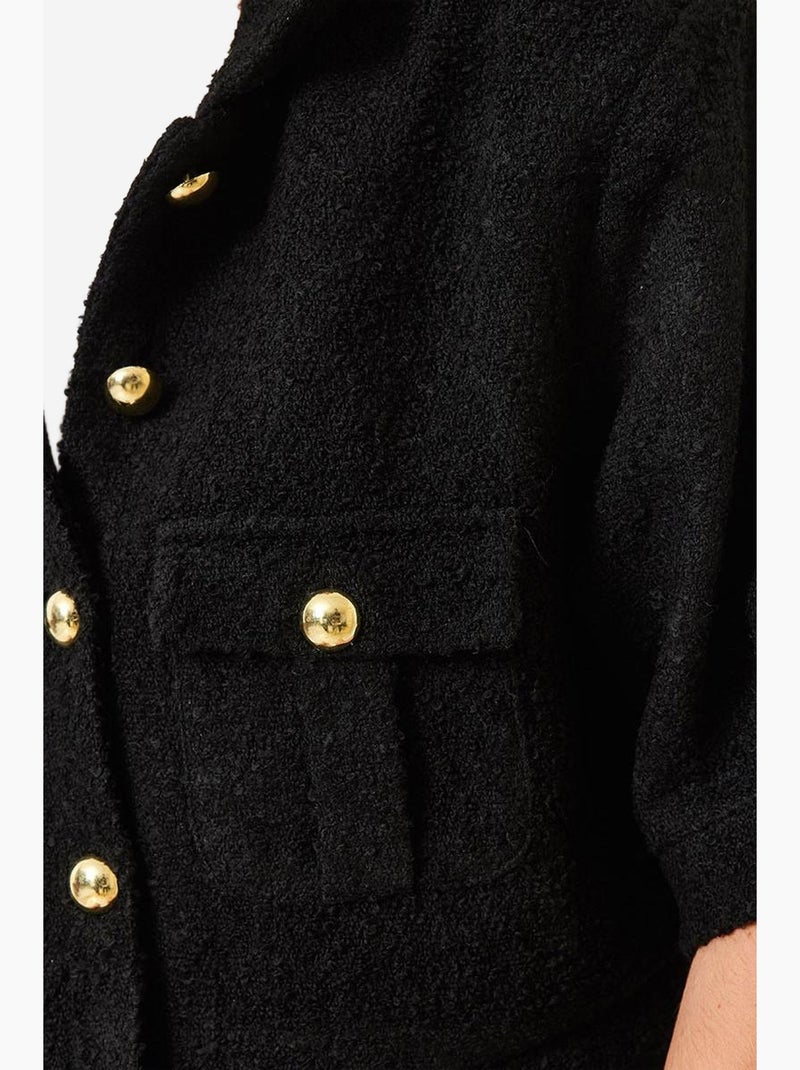 Chaqueta de manga corta mbms lucci Negro - Kiabi