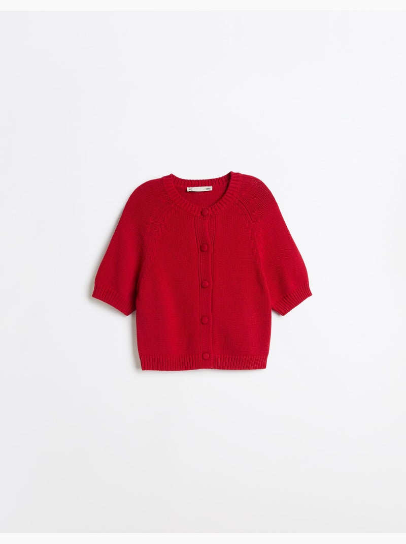 Chaqueta de manga corta, mo fashion Rojo - Kiabi