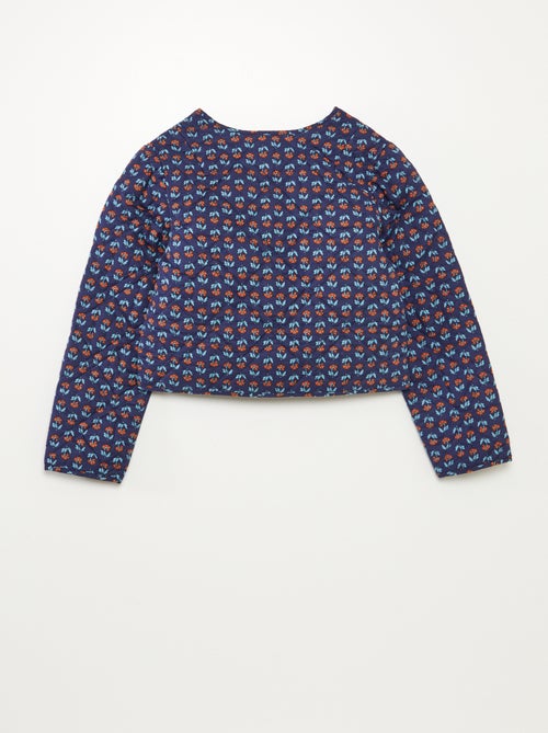 Chaqueta de manga larga de gasa de algodón - Kiabi Chaqueta de manga larga de gasa de algodón - Kiabi