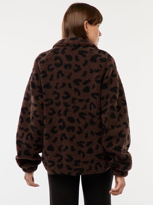 Chaqueta de maternidad efecto borreguito - Kiabi