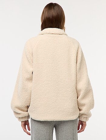 Chaqueta de maternidad efecto borreguito