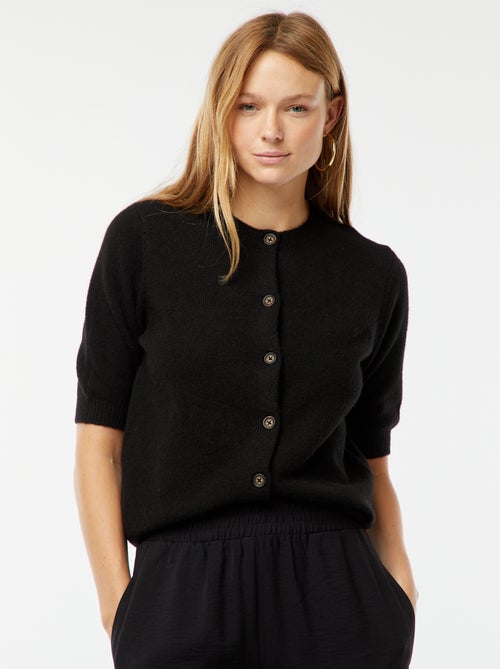 Chaqueta de mezcla de lana - Kiabi