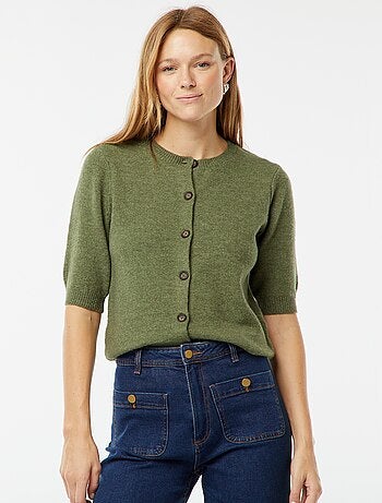 Chaqueta de mezcla de lana
