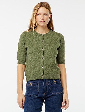 Chaqueta de mezcla de lana