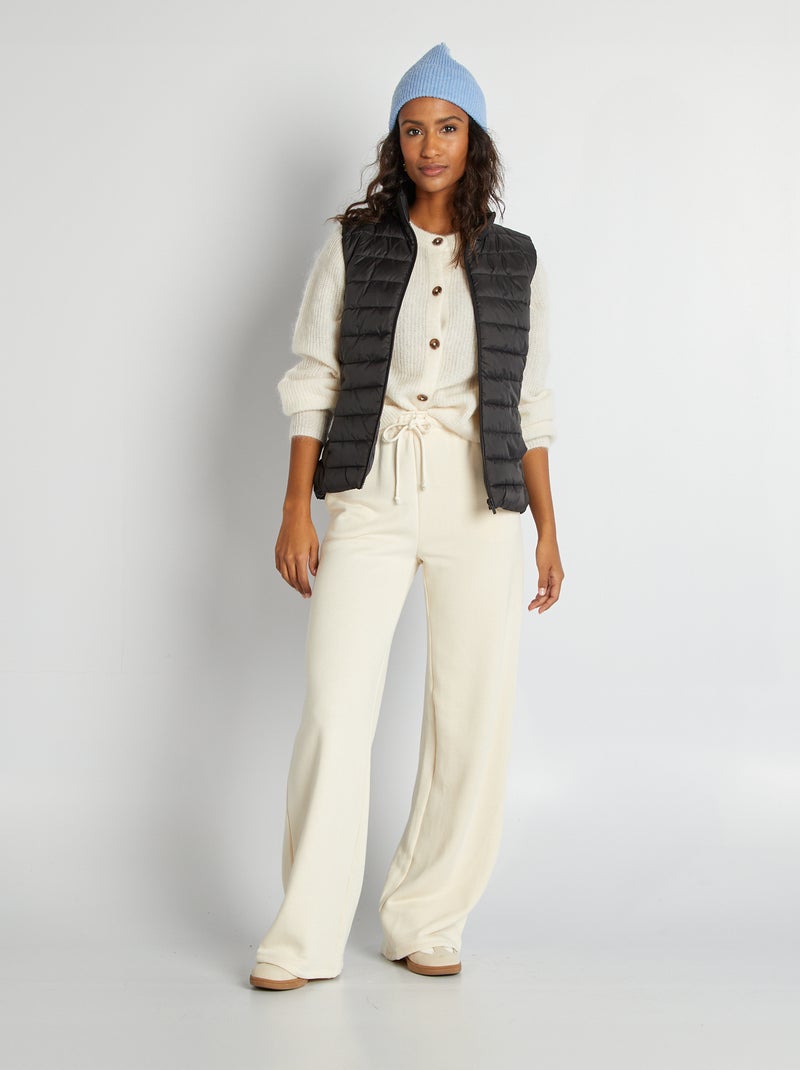 Chaqueta de mezcla de lana y mohair BLANCO - Kiabi