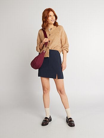 Chaqueta de mezcla de lana y mohair