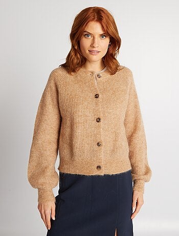 Chaqueta de mezcla de lana y mohair