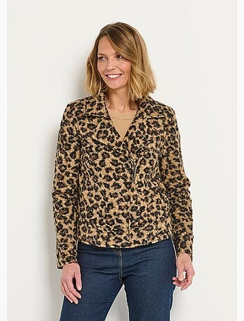 Chaqueta de motociclista con efecto leopardo - AFIBEL