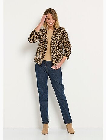 Chaqueta de motociclista con efecto leopardo - AFIBEL