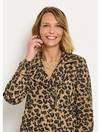Chaqueta de motociclista con efecto leopardo - AFIBEL